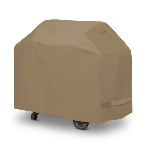 Unicook Heavy Duty Grill Cover 50 Inch, Fits BBQ Charcoal Gas Grills Up To 48"Length, Khaki